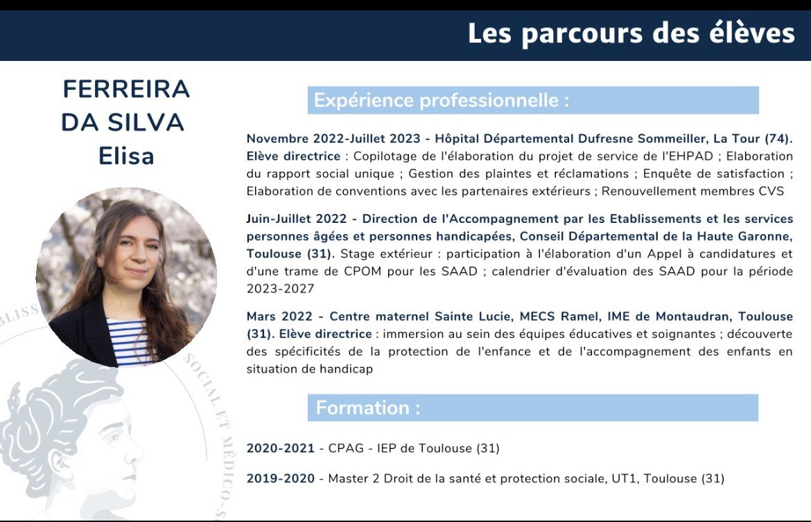 [Affectations] retrouvez l’ensemble des profils des élèves de la promotion Suzanne Noël : lnkd.in/eJDZurb5 <a href="/EHESP/">EHESP</a>