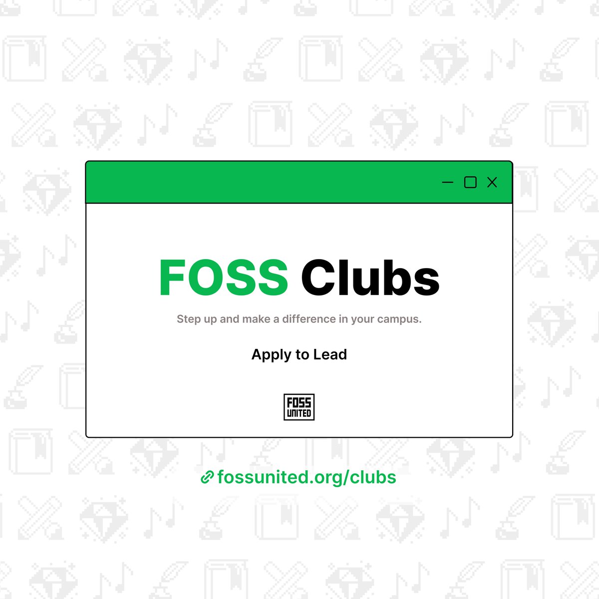 FOSSUnited's tweet image. We're launching #FOSSClubs 🎉
A space for college and university students to explore the realm of FOSS and tinkering 🚀
📍Wanted: Passionate leads for our campus clubs😎
📍Apply by 15 Aug 2023
Check out ➡️ fossunited.org/clubs
More info on FOSS Clubs coming soon!