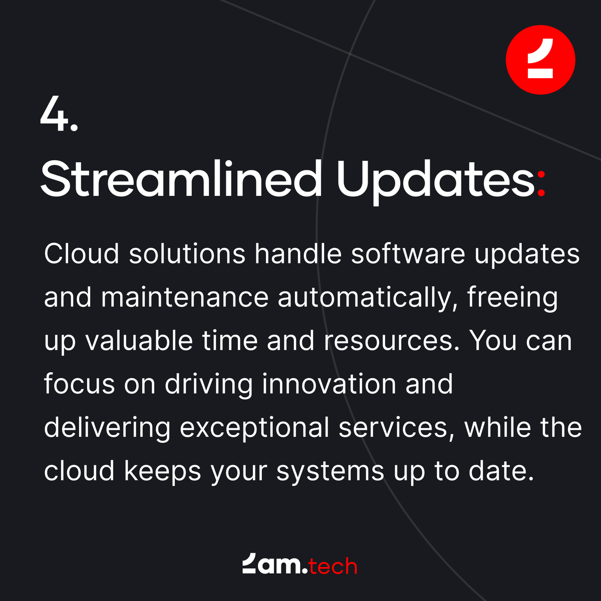 2amtech's tweet photo. Discover limitless possibilities with Cloud Solutions!
#cloudsolutions #cloudcomputing #cloudmigration #softwaredevelopment #beyondsoftware https://t.co/sFggLnHxQ0