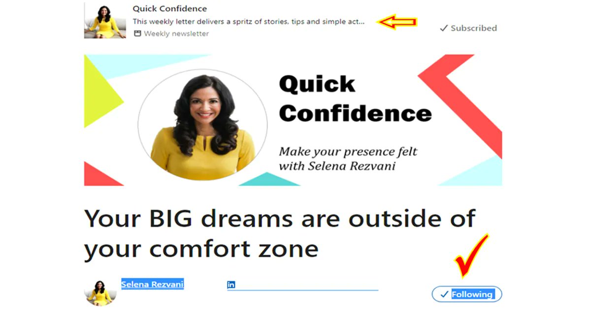 ACTION: Has your comfort zone held you back from your goals? The risks you take outside of your comfort zone connect to the end results you desire

-Selena Rezvani @QuickConfidence via LinkedIn 
#Goals #Results  
#ComfortZone #Action
https://t.co/LArTe5LqrE 
. https://t.co/msO2UqckI4