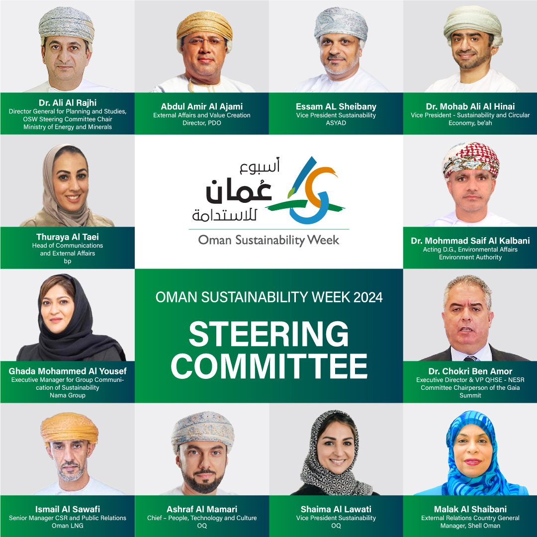 We are proud to highlight the esteemed members of OSW steering committee and highlight their distinctive role in building exceptional educational and fruitful experience to OSW’s stakeholders from the society and business community.

#OSW #sustainability