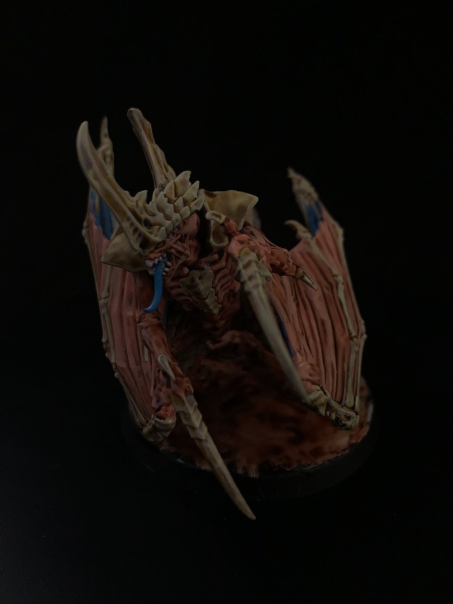 BionicSoup's tweet image. Tyranid prime is done, still potentially on target to finish the leviathan nids by the end of the month. #warhammer40k #warhammer #WarhammerCommunity #tyranids