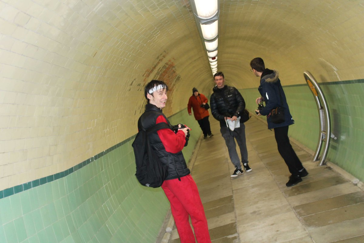 HeadlinersUK's tweet image. The #DigitalTransitions project works with care experienced young people across North East England, empowering them to learn new skills. Seen here as a group of young people from #Jarrow visited #TynePedestrianTunnel for the very first time on a social event.

#YoungVoicesCount