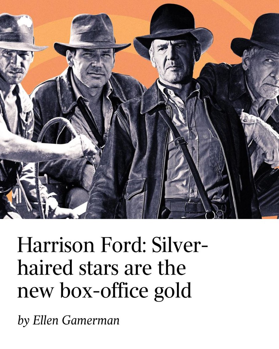 Harrison Ford Is 80. He’s proof: Silver-haired stars are the new box-office gold: https://t.co/B6dNdJKN5a https://t.co/pTV5Jc1ekP