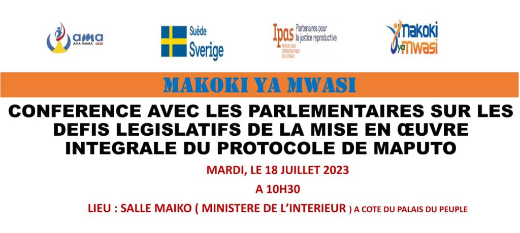 afiamama's tweet photo. Happening Now #conférence avec les parlementaires sur les #défis de la mise en œuvre intégrale du #ProtocoleDeMaputo20ans en #RDCongo dans le cadre du projet @IpasRDC @Mulunda_JC @SwedeninDRCongo @annytenga @kwambatshingej @sakalemien @CGND_RDC https://t.co/B7NCJn52Mf