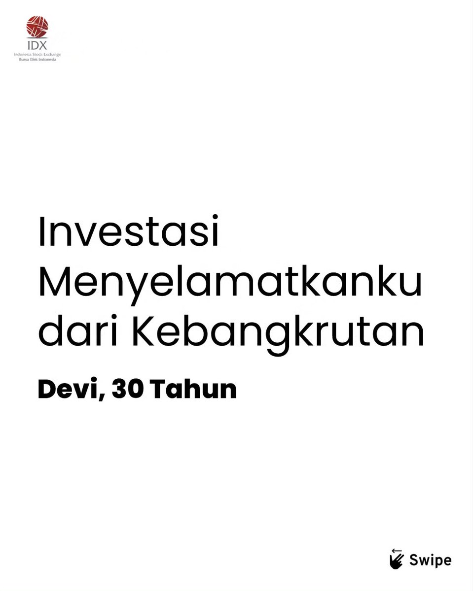 IDX_BEI's tweet photo. [THREADS]

Yang terjadi kadang tidak sesuai ekspektasi. Tapi, kalau kamu siap dengan skenario terburuk, kamu akan selalu bisa bangkit lagi.

Jadi, proteksi diri dengan dana darurat dan investasi itu penting banget ya, guys! https://t.co/6YoK2TFkH6
