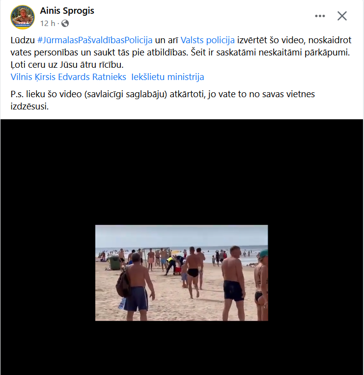 liana_langa's tweet photo. Par šo ierakstu @ainissprogis prettiesiski bloķēts FB uz 29 dienām. Aicinu @Valsts_drosiba  un @Valsts_policija  izvērtēt FB administratora SIA "Telus International" prokrievisko darbību Latvijā, ietekmi un sabiedriskajiem procesiem un darbības atbilstību https://t.co/qMzGCUmQau