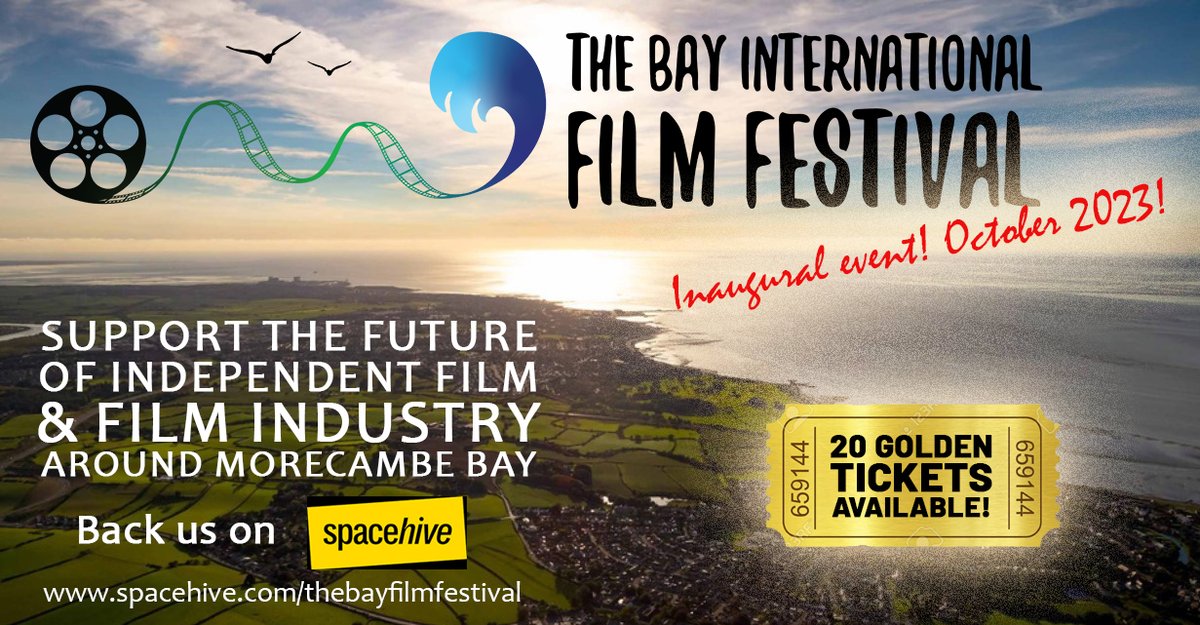 BayFilmFestival's tweet photo. 1/4 We've just started our Festival's #crowdfunding campaign on @Spacehive! We are calling to everyone who can support us to help the festival happen in #Morecambe. Please follow the link and see what we are up to )) https://t.co/t5skLqLBhI https://t.co/62wtFAEh41