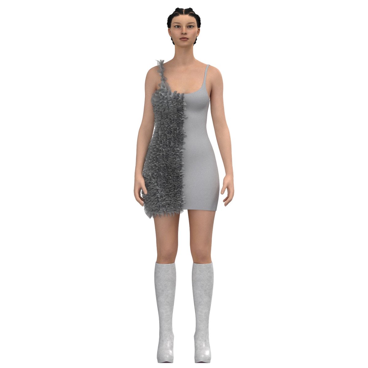virtualityfash's tweet photo. Our senior 3D designer team uses our #AI engine to fit #3D dress designs on humanlike virtual models effortlessly! No need for 3D remodeling or worrying about poses/body measurements. The results are jaw-dropping! Get ready for amazing marketing and online sales!  #FashionTech https://t.co/ZhsYmeAcE5