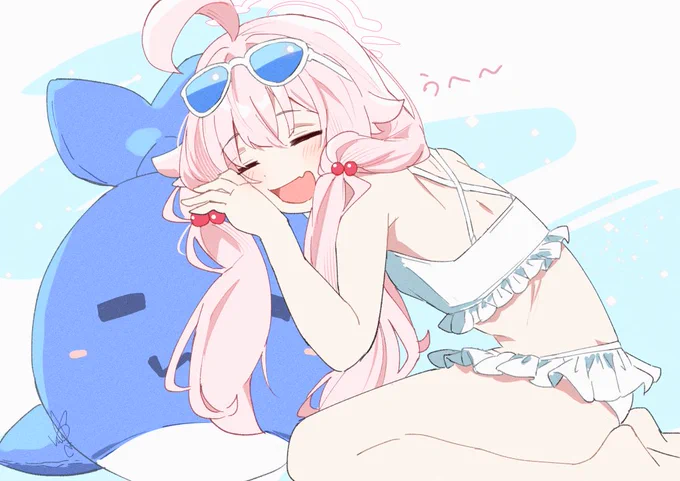 水着ホシノ#ブルアカ 