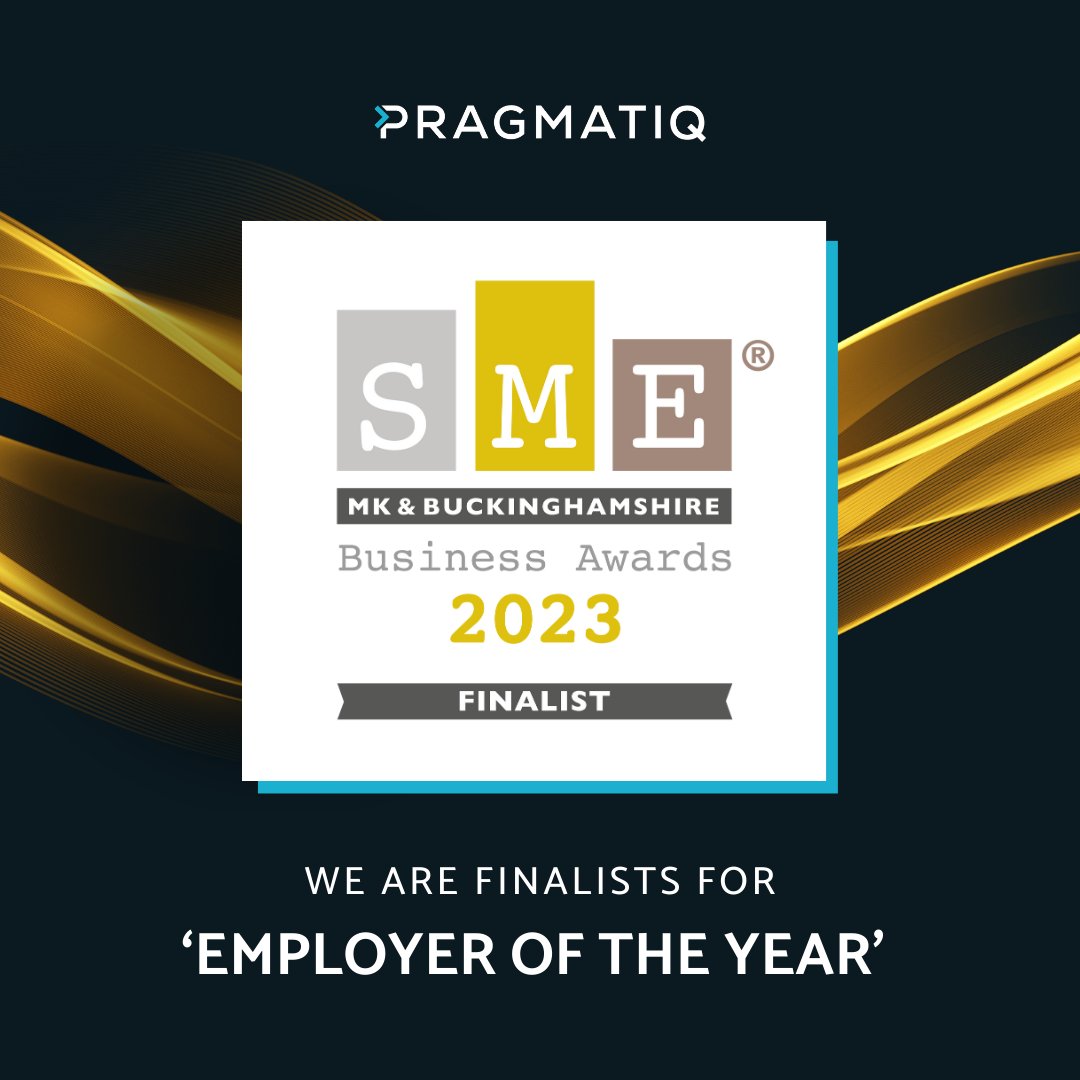 We’re thrilled to announce that Pragmatiq is a finalist in the ‘Employer of the Year’ category, at the SME Business Awards (MK &amp; Buckinghamshire) 2023 🏆

Find out more here: lnkd.in/ey899iKc...

#smeawards #lovemk #mkbusiness <a href="/eventsandprmk/">SME Business Awards</a>