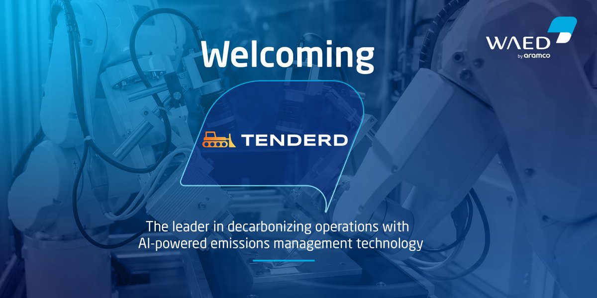 Waed_Ventures's tweet photo. We are excited to welcome @TenderdTrack to the Wa'ed Ventures portfolio as we partner to tackle sustainability challenges faced by industrial companies in the region.

Tenderd provides AI-generated insights to cut CO2 emissions in sectors like energy and construction. https://t.co/YJv6LxQ6f5