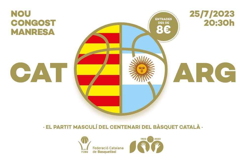 🏀Sorteigem dues entrades dobles pel Catalunya -Argentina,  segueix Repartint Joc 🎙a Radio Marca Barcelona i et direm com participar. El dilluns 24 durant el programa donarem el nom dels guanyadors
👇😉
¡ PARTICIPA ! 
@FCBQ  #CatalunyaBQ #Manresa #100anysambelBàsquet…