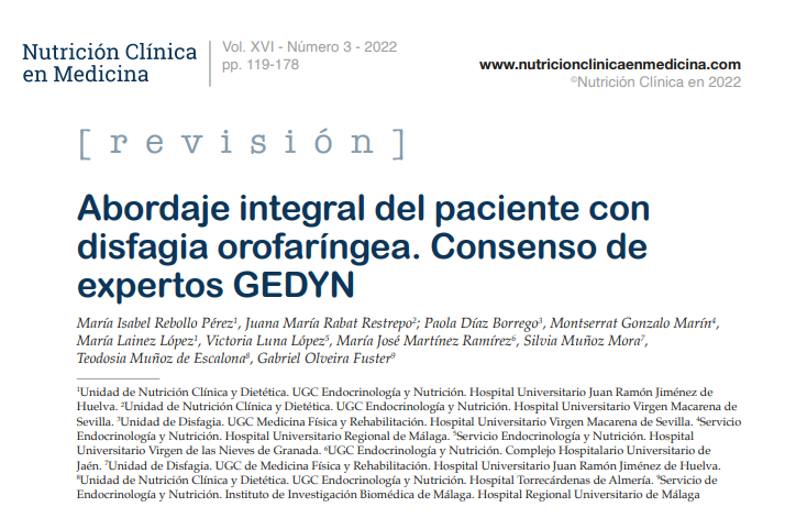 FinutOrg's tweet photo. Nuestra lectura recomendada de hoy de consenso de expertos

Abordaje integral del paciente con  disfagia orofaríngea. Consenso de  expertos GEDYN

https://t.co/m1KE7OJevH

@golveirafuster https://t.co/SRbXCuZhh1