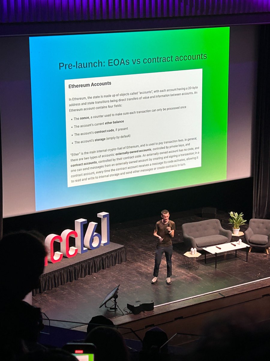 AutoLayer's tweet photo. GM from Day 2 at @EthCC in the beautiful city of Paris! 🇫🇷

Excitement is in the air! The legendary @VitalikButerin is currently discussing the concept of Account Abstraction. 📸 https://t.co/TTCymVXvPb
