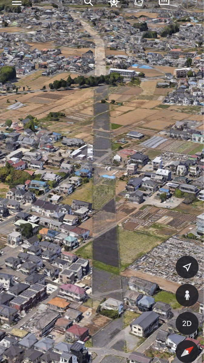 codanwalker's tweet photo. 清瀬のミニ開発の波など構うことなく淡々と進んでいく都市計画道路整備。いつの間にかこんなに用地買収が進んでいたのですね。完成すれば目白通り（大泉・北園）から所沢まで一直線です。 https://t.co/6piAfNeYbc