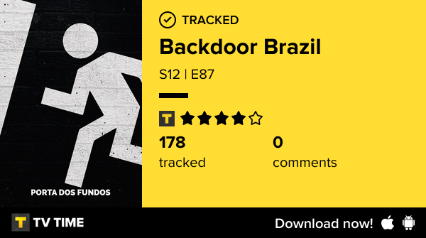 I've just watched episode S12 | E87 of Backdoor Brazil! tvtime.com/r/2Tty6 #tvtime