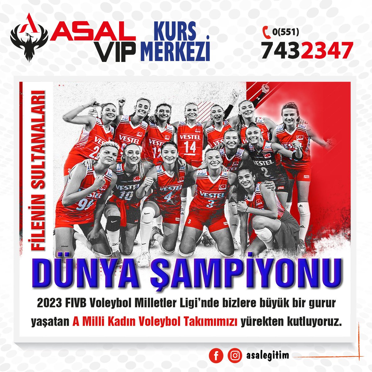 🇹🇷🏆FİLENİN SULTANLARI 2023 FIVB MİLLETLER LİGİ ŞAMPİYONU!🔥 #fileninsultanları #voleybol #millivoleyboltakımı #sınavhazırlık #dershane #asalkurs #asalvip #asalkolej #eryamankolej #eryamanasal #eryamanasalkolej #AnadoluLisesi #fenlisesi #kurskayıt #üniversiteyehazırlık #yks #ayt