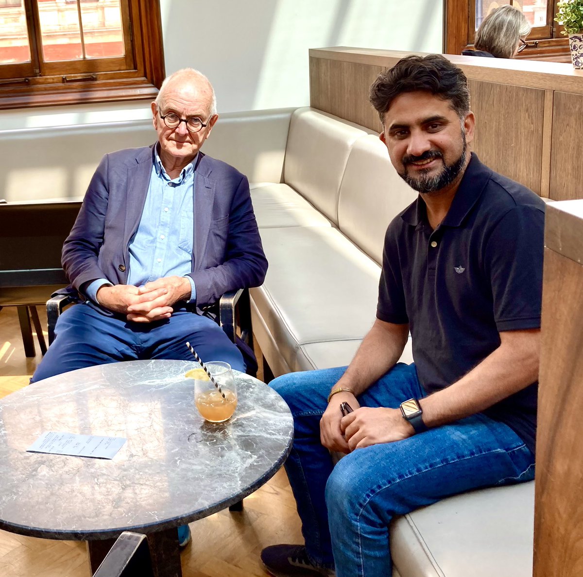 Shahzad Shamim (@shahzad_shamim) on Twitter photo Meeting <a href="/DrHenryMarsh/">Henry Marsh</a> after 4 years, at the lovely <a href="/V_and_A/">V&A</a>. We talked about many things especially the future of #neurosurgery and #ClimateEmergency. Sad to hear he isn’t planning another book but delighted that he’s agreed to visit <a href="/AKUGlobal/">Aga Khan University</a> again. #neurotwitter #MedTwitter Meeting <a href="/DrHenryMarsh/">Henry Marsh</a> after 4 years, at the lovely <a href="/V_and_A/">V&A</a>. We talked about many things especially the future of #neurosurgery and #ClimateEmergency. Sad to hear he isn’t planning another book but delighted that he’s agreed to visit <a href="/AKUGlobal/">Aga Khan University</a> again. #neurotwitter #MedTwitter