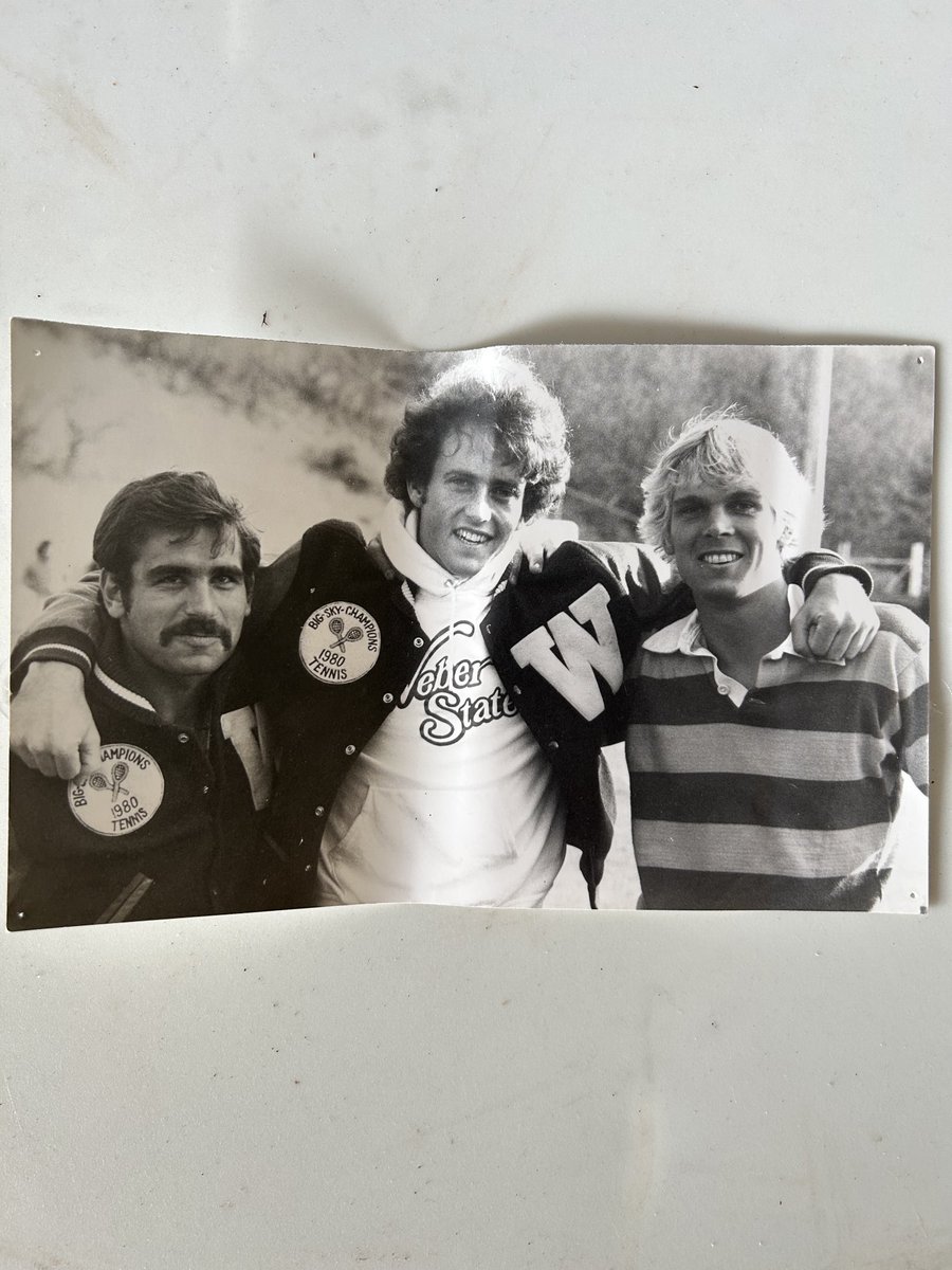 I was a “decent” DI player my two mates Barry Nissenbaum (middle) NCAA Ind Qualifier 1981 & Eric Styrmoe 1984 Qualifier were great players in an era where pro tennis was full of former college players. Proud to say it is getting back to that!