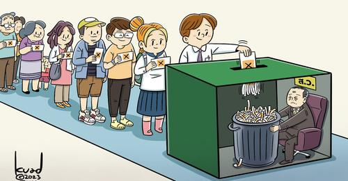 AAmornsrisang's tweet image. งบประมาณ 5,945 ล้านบาท เพื่อจัดให้มีการเลือกตั้ง