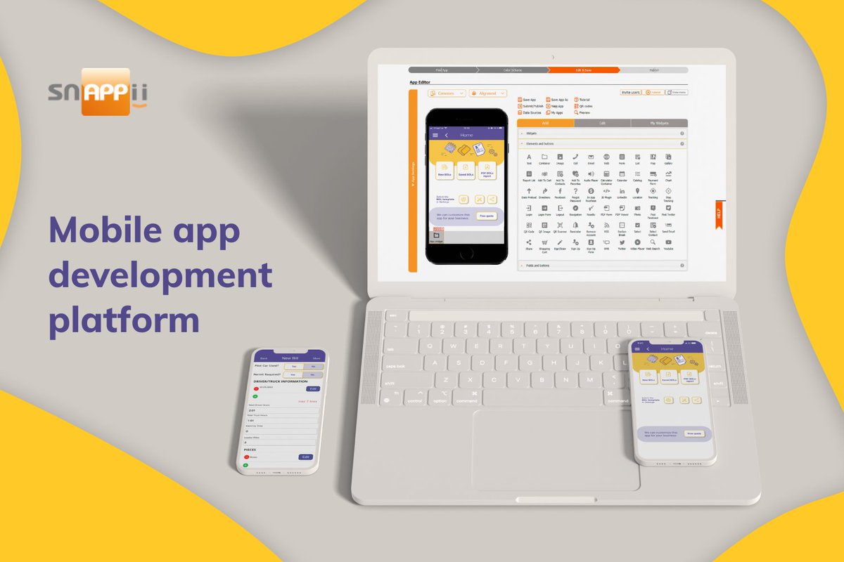 Snappii_app's tweet image. Snappii is one of the best no-code app builders. Create your mobile business app without programming skills today bit.ly/3W4LfgG
#nocode #appbuilder #iosappbuilder #androidappbuilder #wysiwygappbuilder