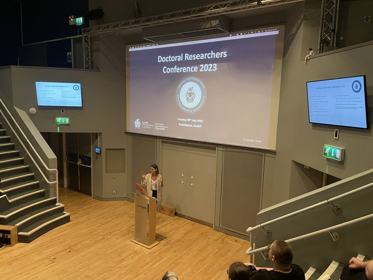 The <a href="/cardiffmet/">Cardiff Metropolitan University</a> <a href="/CMetDR/">Cardiff Met Doctoral Researcher Group</a> Doctoral Researcher Conference opened by <a href="/XelaDB/">Xela Dafauce Bouzo</a>