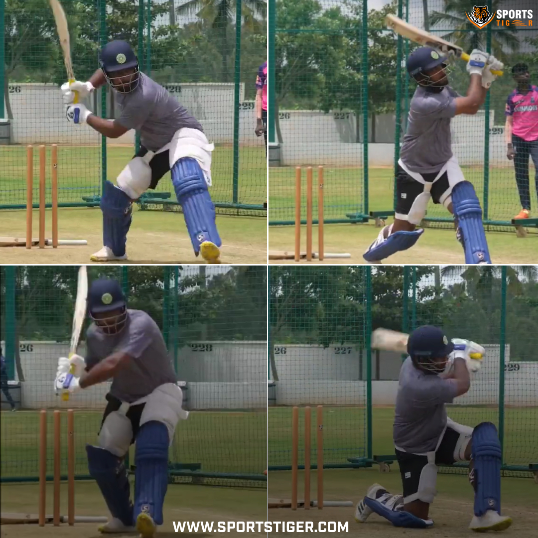 The_SportsTiger's tweet photo. Sanju Samson training session ahead of the West Indies series 🔥
📸:- Sanju Samson
#SanjuSamson #indiancricket #sportstiger #CricketTwitter📷 #indvswin #wivsind https://t.co/6J6slerbV1