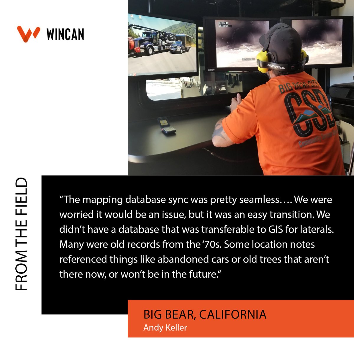 With WinCan's map-based tools, Big Bear, CA was able to consolidate and streamline sewer data management. Schedule a demo to learn how WinCan's GIS integration can help your team plan routine maintenance: hubs.ly/Q01X-LnK0

#WinCan #SewerInspection #DataManagement #GIS