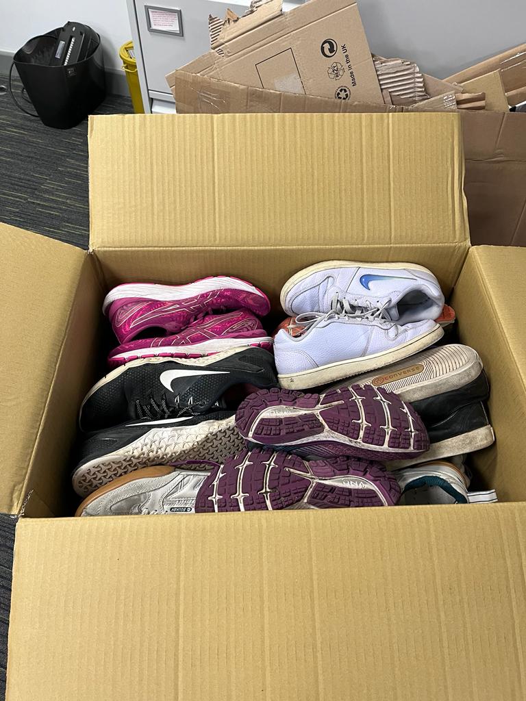 50 pairs of shoes have now been saved from a landfill! 👟

Don't throw your old trainers away. Recycle them instead by depositing them in the "Jog On" box at the Laura Trott Leisure Centre reception area♻️

More info: ow.ly/X4zx50PeOC3