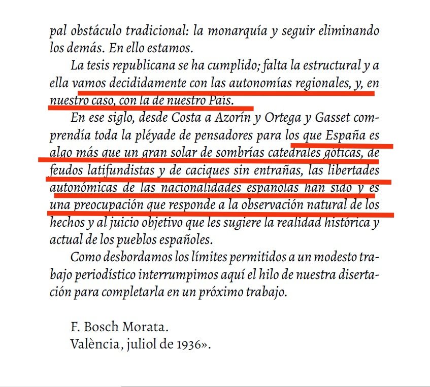 «España es algo más que un gran solar de sombrías catedrales góticas, de feudos latifundistas y de caciques sin entrañas»

Francesc Bosch i Morata 
17 de juliol de 1936
'El Luchador', Alacant.

#18deJulio
Del llibre 'Francesc Bosch i Morata «Vostre i de la Llibertat»'.