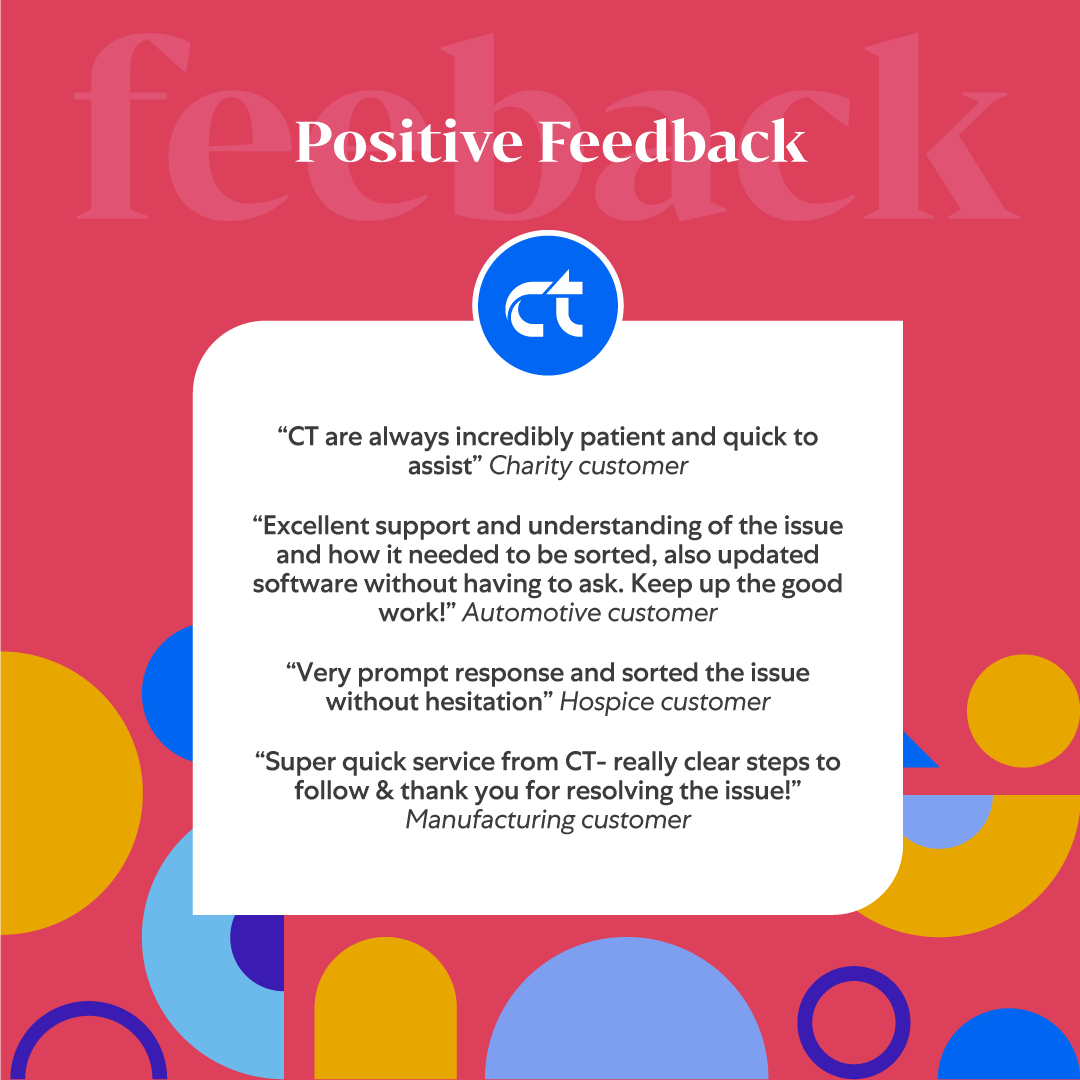 CentralTechLtd's tweet photo. We're thrilled to share some of the heartwarming customer feedback about the exceptional support provided by our service desk team. 👏🏻 https://t.co/eu69iFcYkV
