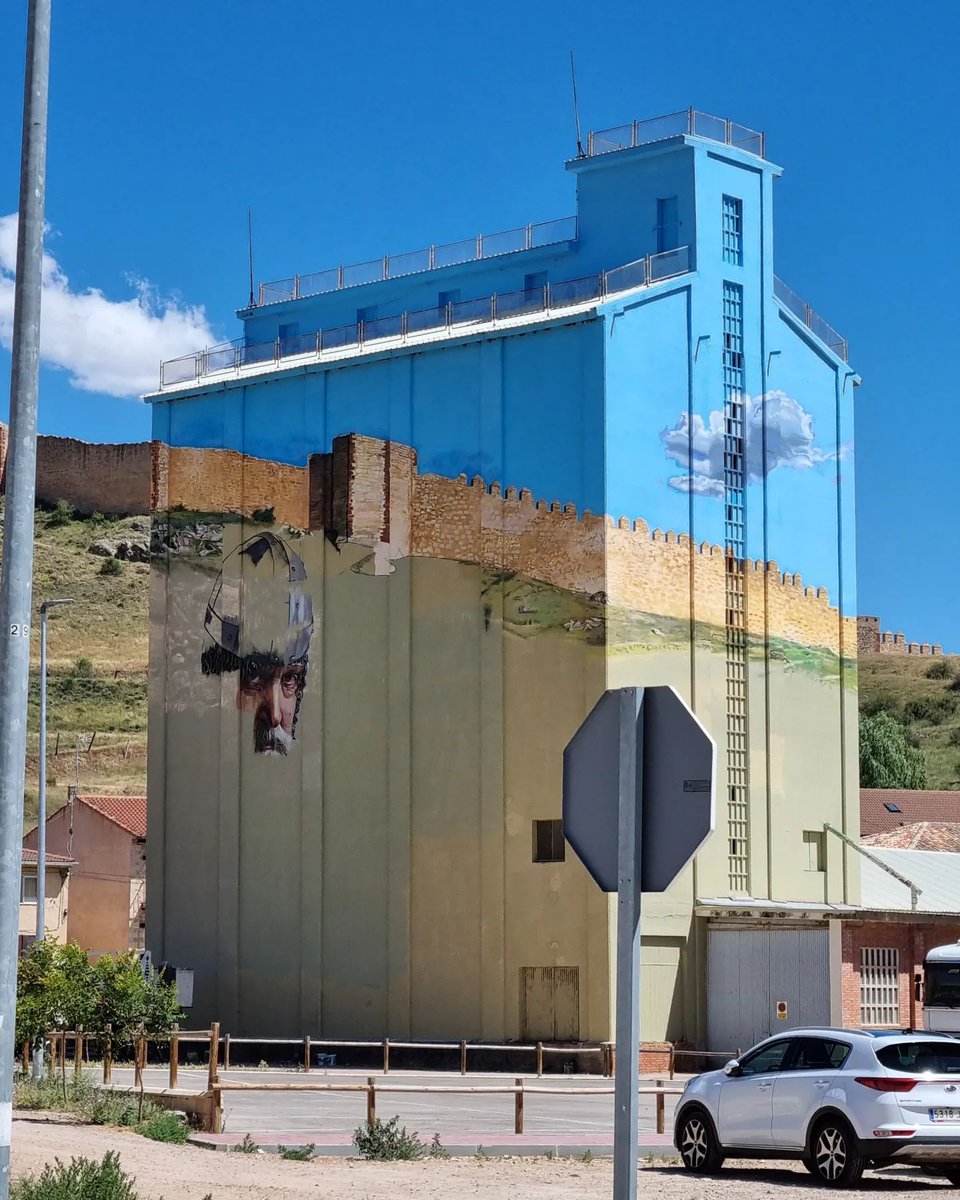 EgoRudericoAsoc's tweet image. Precioso mural de @mistertrazo en @MolinaDeAragon 

¡ Deseando que lo termine para ver completo al Cid!