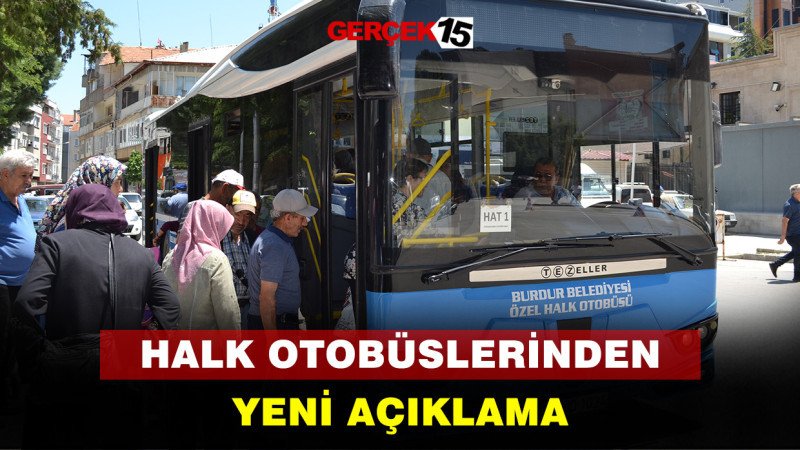 Burdur Özel Halk Otobüsleri Kooperatifi, 01.08.2023 tarihinden itibaren Şehit ve Gazi yakınları ile %70 üstü engelli vatandaşlar haricinde ücretsiz taşıma yapmayacaklarını açıkladı.

gercek15.com/halk-otobusler…
#ZamGeldi #dolar #ötv