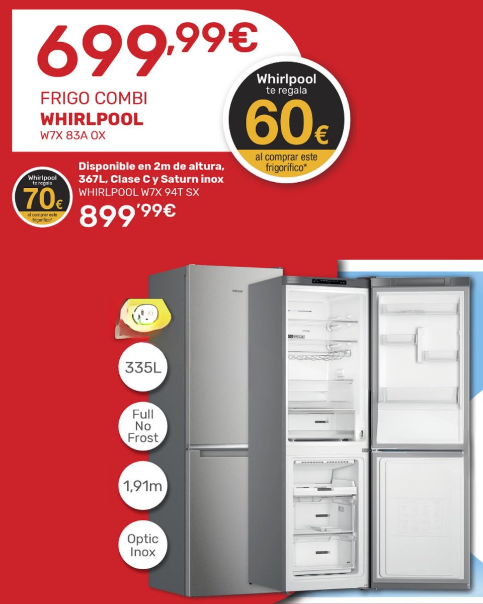 CenorEdelec's tweet image. Últimos días para aproveitar a oferta e atopar o frío que precisas en verán😎🌞

#CenorEdelecAEstrada #Cenor #electrodomésticos #AEstrada