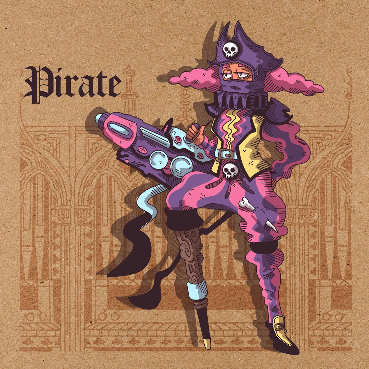 pirates reveal ☠️

pirate clowns embody the swashbuckling and adventurous spirit of pirates. they typically wear pirate-themed costumes

mint your lil clown here -
opensea.io/collection/lil…