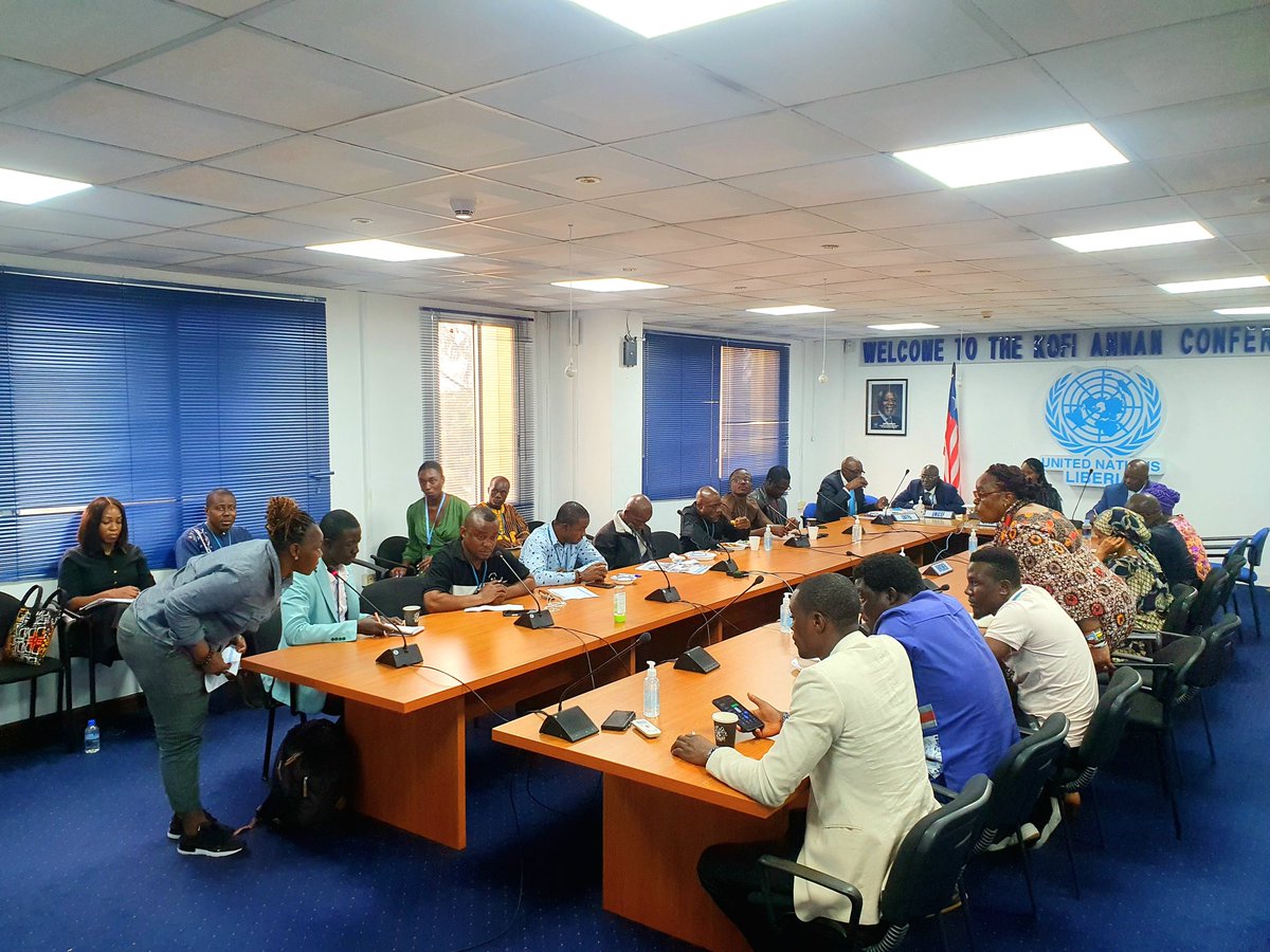 #HappeningNow- RC <a href="/CNumutoni/">Christine N Umutoni</a> &amp; the UN Country Team hold a Breakfast meeting with Media Managers &amp; Editors.The purpose of this discussion is to highlight the significant work of <a href="/UN_Liberia/">UN Liberia</a> &amp; emphasize the crucial role of media partnerships in facilitating its successful delivery.