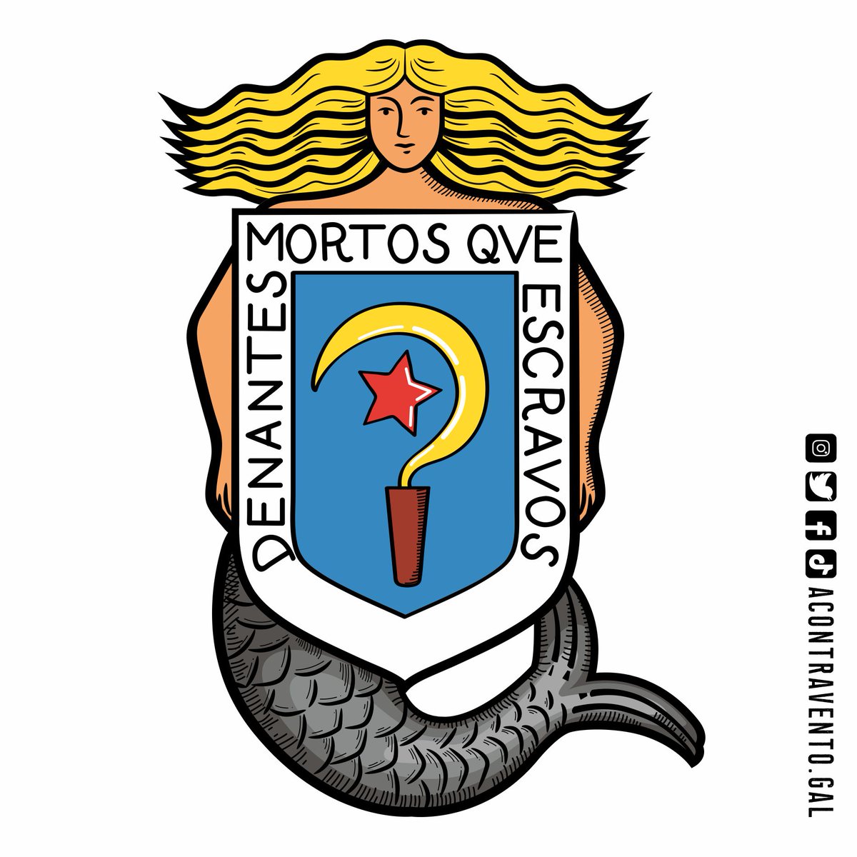 AcontraventoGz's tweet photo. Sabías que neste mesmo mes de xullo, no ano 1937, era presentado publicamente o escudo da serea de Castelao?

Vai fio sobre a súa orixe 👇 https://t.co/M9M3iRCbLY