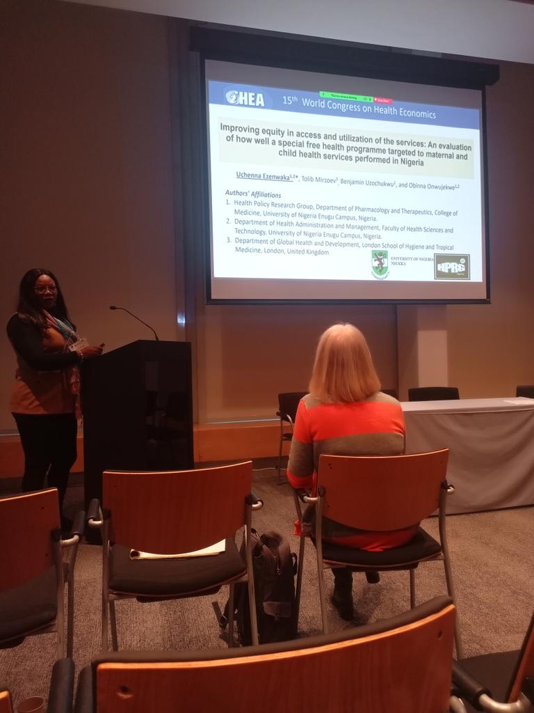Uche_ezenwaka's tweet image. #IHEA2023Congress
Theme: Diversity in Health Economics. 
Equitable access to MCH services is a key to attaining UHC. 15th IHEA World Congress 2023, Cape Town, South Africa.  #IHEA