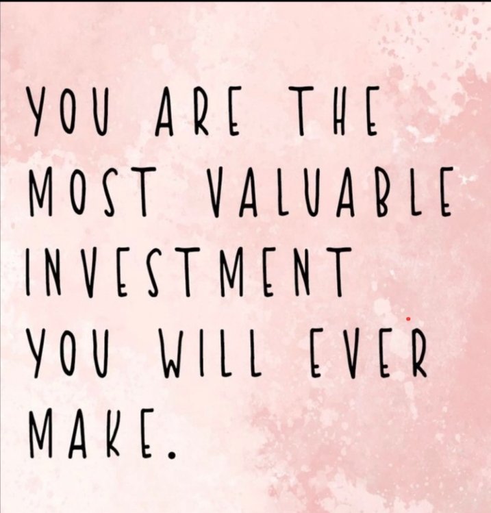 Today, how will you invest in yourself?