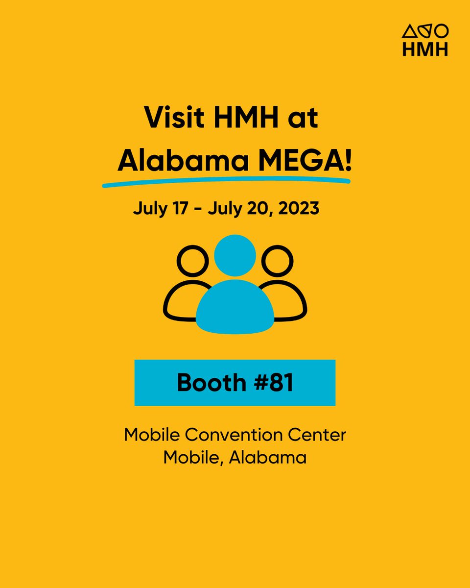 SBurenHMH's tweet photo. We hope to see you at Alabama Mega! Bring your questions to our booth, and leave with swag and other prizes. 🎉 https://t.co/gYKNpCdMcg