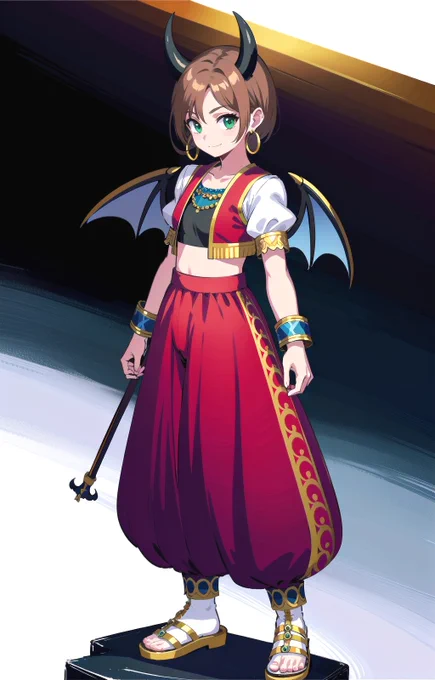 ポーズとかカメラとか指定しやすくなったので遊んでいた#AIart 
