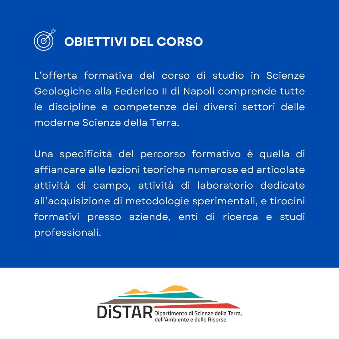 Scienze_Terra's tweet photo. Cosa si studia nei corsi di laurea triennale e magistrale di GEOLOGIA?
Scopri di più sulla nostra offerta formativa: https://t.co/xgMicueJug
STUDIA
ESPLORA
VIVI
#geology #geologia #nature #science #biologia #earthscience #geologystudent #unina #distar #wild #exploration https://t.co/dA3xIFfhnR
