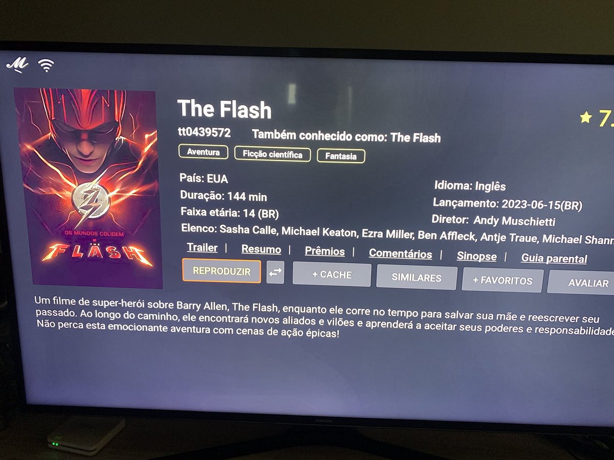#TheFlashMovie Disponível o My Family Cinema! 
#TheFlash