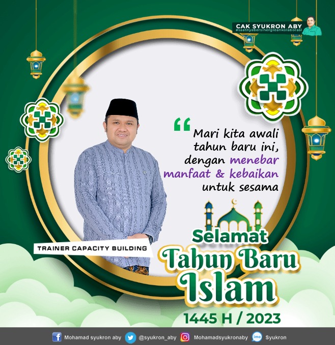 syukron_aby's tweet photo. Saudaraku, Mari kita awali tahun baru ini, dengan menebar manfaat &amp; kebaikan untuk sesama. 

Selamat Tahun Baru Islam 1445 H/2023 M

#saatnyabersinergi&amp;kolaborasi https://t.co/0cgB59UfRZ