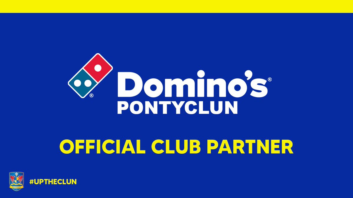 PontyclunFCC's tweet photo. Pontyclun FC 🤝 Dominos Pontyclun

We'd like to personally thank @Dominos_UK Pontyclun and owner Tracy and her team for their ongoing support for the 23/24 season.

#UpTheClun https://t.co/gHQ9XM5mIn