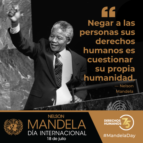 Hace 1⃣0⃣ años murió Nelson Mandela. Pero su legado vive.

La intolerancia 👎, el racismo👎, la xenofobia👎,  el estigma por color de la piel, género o cualquier otra condición humana 👎, es todo lo que no queremos para el 🌎de hoy, ni del 2030.

<a href="/SAEmbCuba/">Embassy of South Africa in Cuba</a>