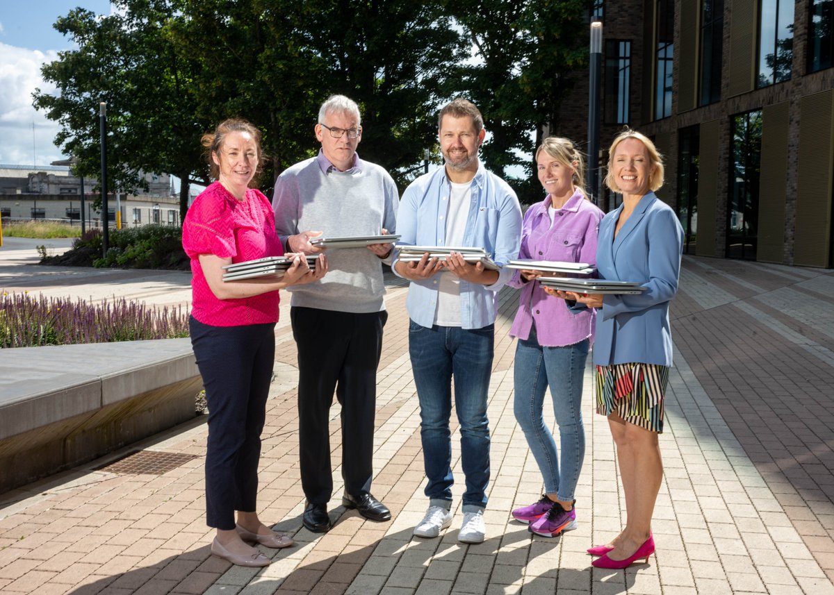 Thanks to <a href="/Workday/">Workday</a> for their generous donation of laptops to support the STEM Try Five project in local primary schools linked to <a href="/WeAreTUDublin/">TU Dublin / OT Baile Átha Cliath</a>