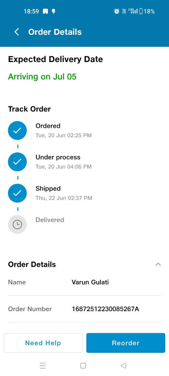 VarunSfdc's tweet photo. Yet somehow when you cancel, you do not give the Cutomer the money back, there is nowhere I can track the refund status. It's been a month I ordered from your app and I did not got my money nor the Ordered Items [I don't need ordered Items, I just need my money back] https://t.co/vsxfmJ5GeC