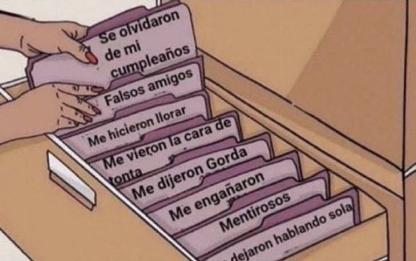 “no soy rencoroso” 
también yo: